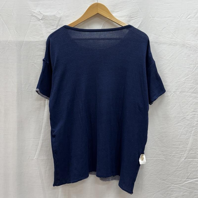 アーツアンドサイエンス ARTS & SCIENCE Tシャツ 半袖 リバーシブル ボーダー 無地 ラウンドネック Tシャツ 031-U739-082 2 メンズ USED 古着 中古 50156938