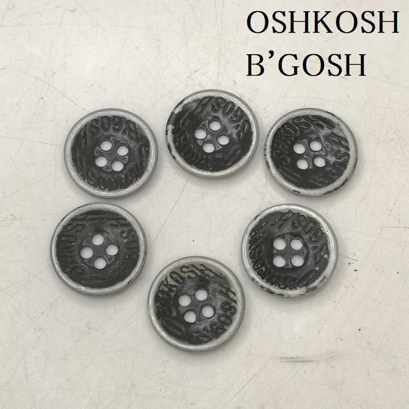 オシュコシュビゴッシュ OSHKOSHB GOSH ファッション小物 ファッション小物 ビンテージ メタル ボタン 6個 セット - メンズ USED 古着 中古 50156949
