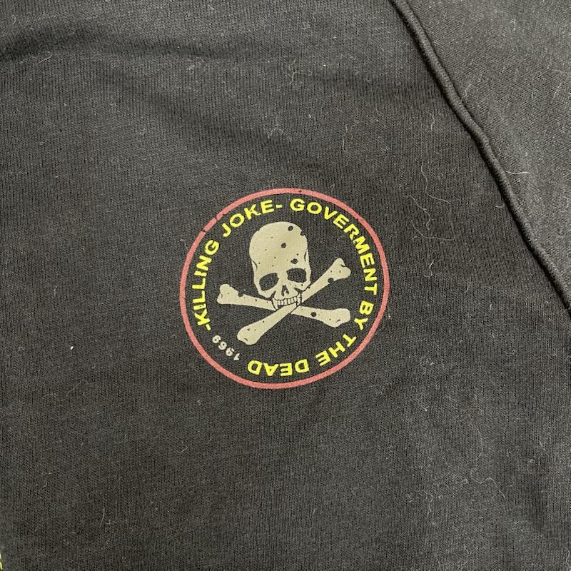 ロエン ROEN パーカー 長袖 スカル ドクロ 刺繍 蛍光 サイドライン パーカー S 黒 / ブラック / black メンズ USED 古着 中古 50156955