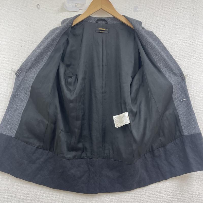 ディーゼル DIESEL ジャケット、上着 ジャケット、ブレザー テーラード カラー レイヤー ハーフスリーブ 半袖 XS ダークグレー / ダークグレー / メンズ USED 古着 中古 50156957