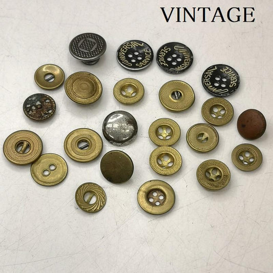 ヴィンテージ VINTAGE ファッション小物 ファッション小物 メタル ボタン 23個セット - メンズ USED 古着 中古 50156958