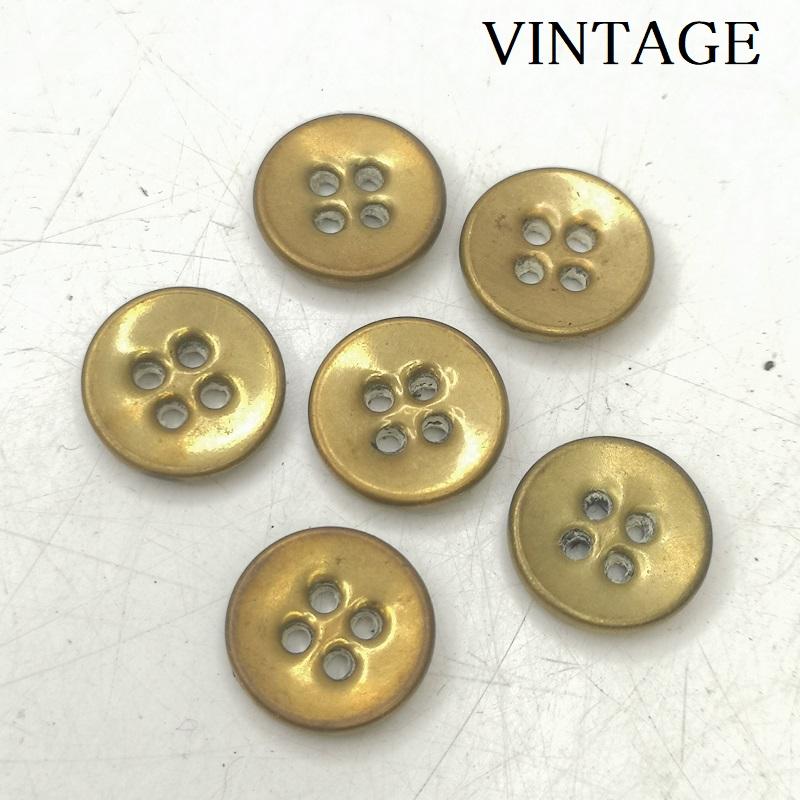 ヴィンテージ VINTAGE ファッション小物 ファッション小物 メタルボタン 6個セット - メンズ USED 古着 中古 50156961