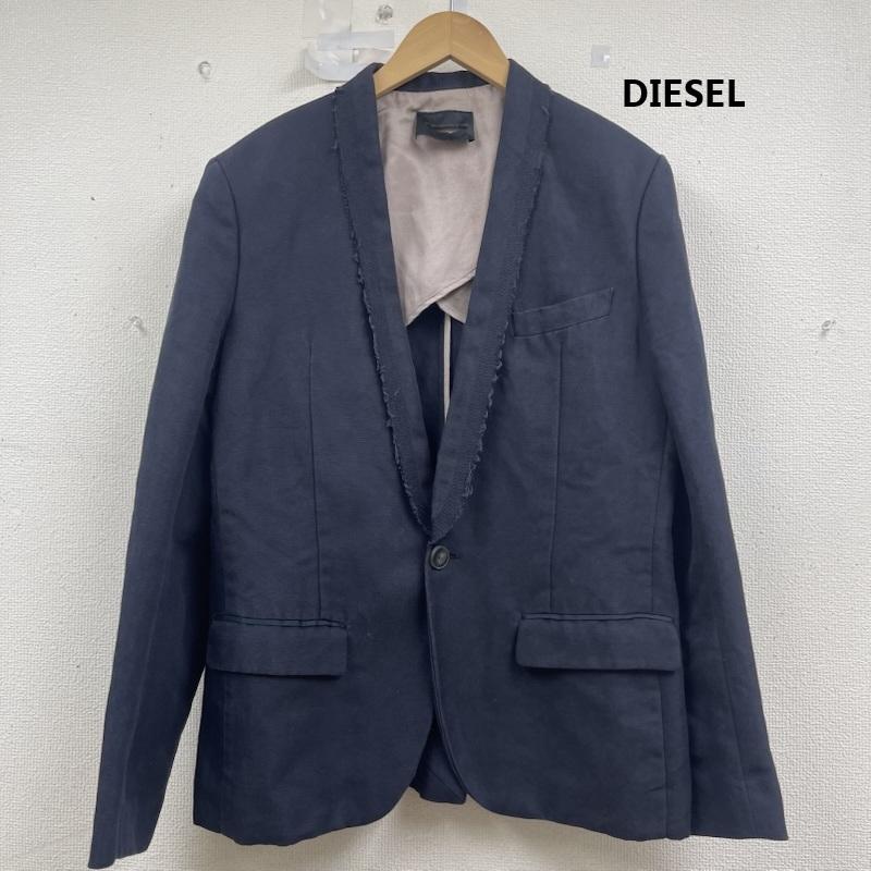 ディーゼル DIESEL ジャケット、上着 ジャケット、ブレザー BLACK GOLD フリンジ 加工 テーラード ジャケット 48 紺 / ネイビー / navy メンズ USED 古着 中古 50156963