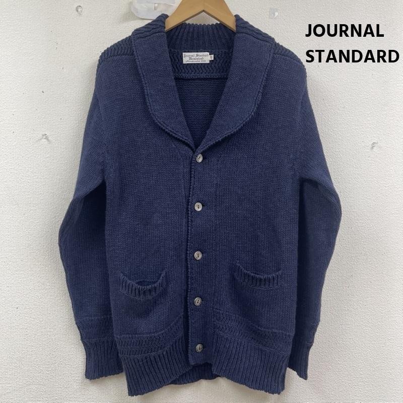 ジャーナルスタンダード JOURNAL STANDARD カーディガン 長袖 ショール カラー ニット カーディガン ネイビー 40 紺 / ネイビー / navy メンズ USED 古着 中古 50156967