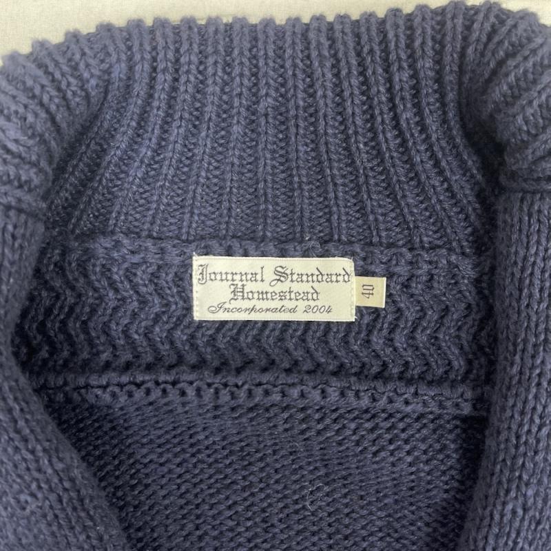 ジャーナルスタンダード JOURNAL STANDARD カーディガン 長袖 ショール カラー ニット カーディガン ネイビー 40 紺 / ネイビー / navy メンズ USED 古着 中古 50156967