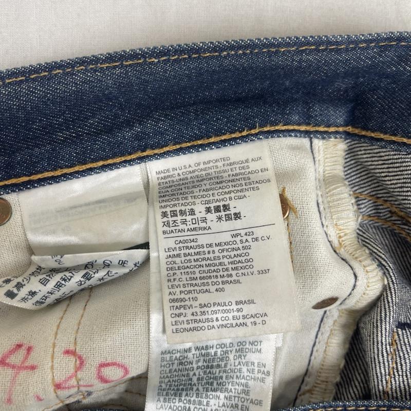 リーバイス Levi s パンツ デニム、ジーンズ USA製 premium 511 ボタン裏 5115 デニム パンツ 30インチ インディゴ / インディゴ / Indigo メンズ USED 古着 中古 50156971