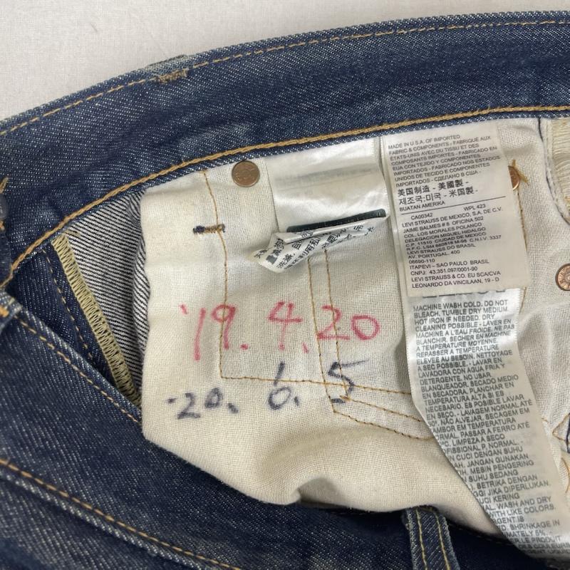 リーバイス Levi s パンツ デニム、ジーンズ USA製 premium 511 ボタン裏 5115 デニム パンツ 30インチ インディゴ / インディゴ / Indigo メンズ USED 古着 中古 50156971