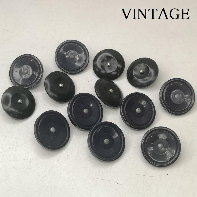 ヴィンテージ VINTAGE ファッション小物 ファッション小物 プラスチック チェンジボタン 13個 セット - 紫 / パープル / purple X 黒 / ブラック / black メンズ USED 古着 中古 50156983