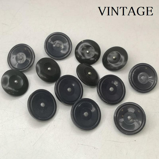 ヴィンテージ VINTAGE ファッション小物 ファッション小物 プラスチック チェンジボタン 13個 セット - 紫 / パープル / purple X 黒 / ブラック / black メンズ USED 古着 中古 50156983