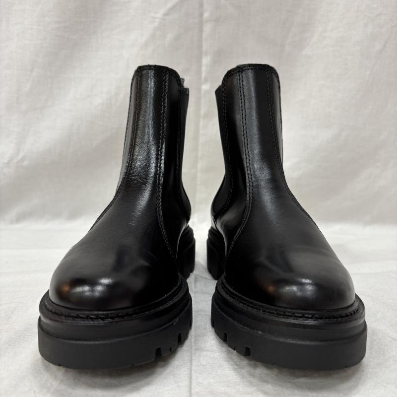 エネス eness ブーツ ロングブーツ サイドゴア チェルシー ブーツ ST-7927 レザー サイズ 35 - 黒 / ブラック / black レディース USED 古着 中古 50156986