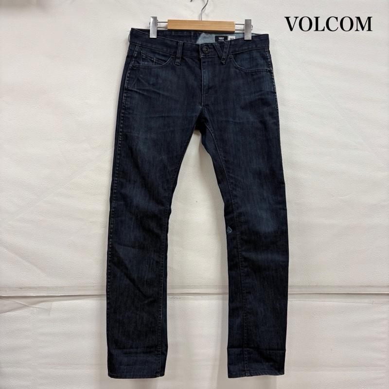 ボルコム VOLCOM パンツ デニム、ジーンズ デニム ジーンズ USA製 ジッパーフライ スリム VORTA FORM SLIM FORM 30インチ 無地 インディゴ / インディゴ / Indigo メンズ USED 古着 中古 50156988
