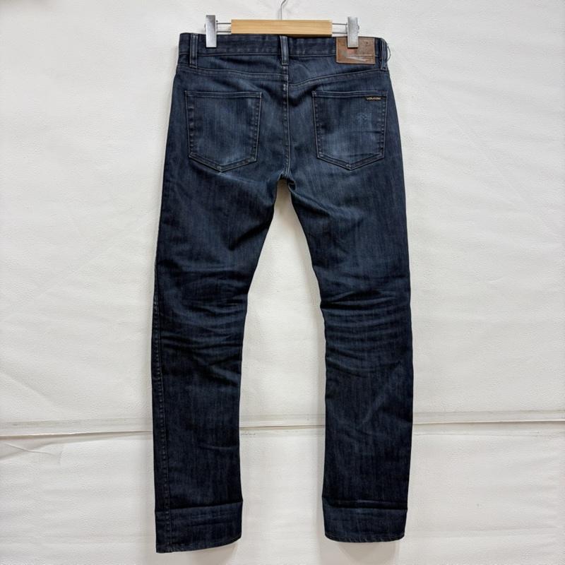 ボルコム VOLCOM パンツ デニム、ジーンズ デニム ジーンズ USA製 ジッパーフライ スリム VORTA FORM SLIM FORM 30インチ 無地 インディゴ / インディゴ / Indigo メンズ USED 古着 中古 50156988