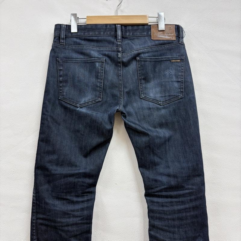 ボルコム VOLCOM パンツ デニム、ジーンズ デニム ジーンズ USA製 ジッパーフライ スリム VORTA FORM SLIM FORM 30インチ 無地 インディゴ / インディゴ / Indigo メンズ USED 古着 中古 50156988