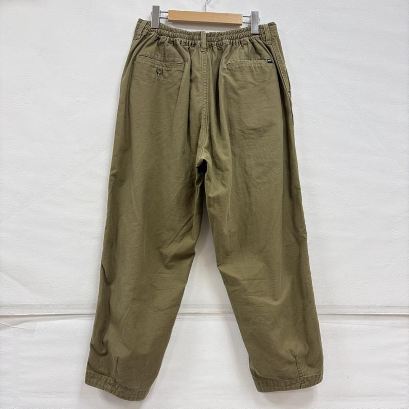 ハフ HUF パンツ ワークパンツ、ペインターパンツ ミリタリー ワイド ワーク カーゴ パンツ ジッパーフライ チノパン L 無地 カーキ / カーキ / khaki メンズ USED 古着 中古 50156991