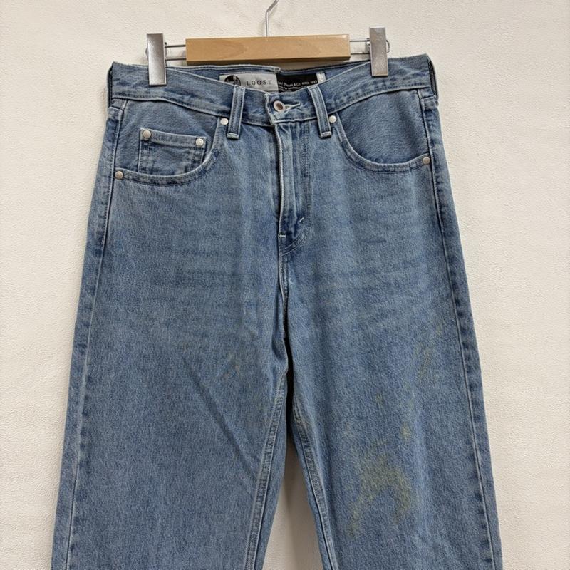 リーバイス Levi s パンツ デニム、ジーンズ SilverTab シルバータブ LOOSE ルーズ フィット ジッパーフライ デニム ジーンズ 28インチ 無地 水色 / ライトブルー / メンズ USED 古着 中古 50156994