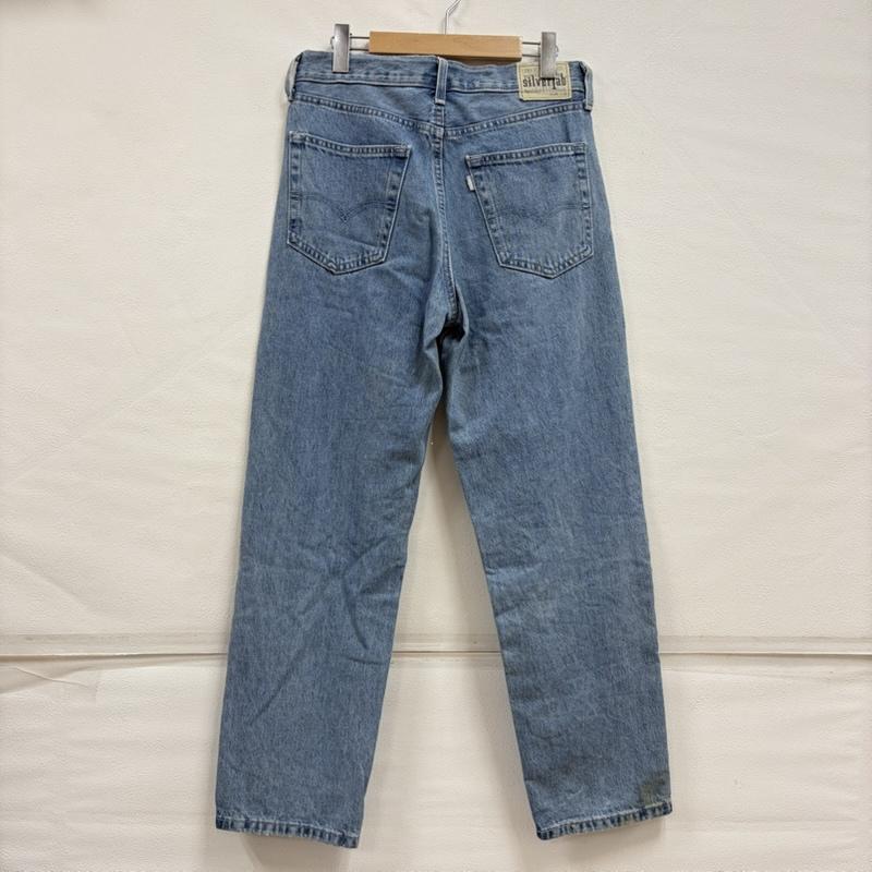 リーバイス Levi s パンツ デニム、ジーンズ SilverTab シルバータブ LOOSE ルーズ フィット ジッパーフライ デニム ジーンズ 28インチ 無地 水色 / ライトブルー / メンズ USED 古着 中古 50156994