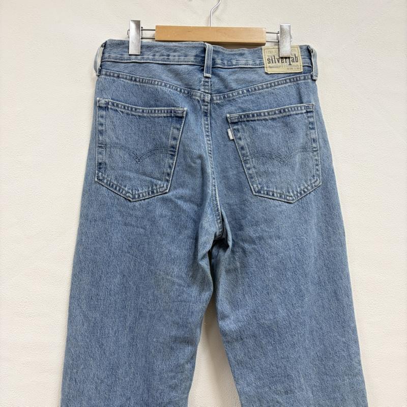 リーバイス Levi s パンツ デニム、ジーンズ SilverTab シルバータブ LOOSE ルーズ フィット ジッパーフライ デニム ジーンズ 28インチ 無地 水色 / ライトブルー / メンズ USED 古着 中古 50156994