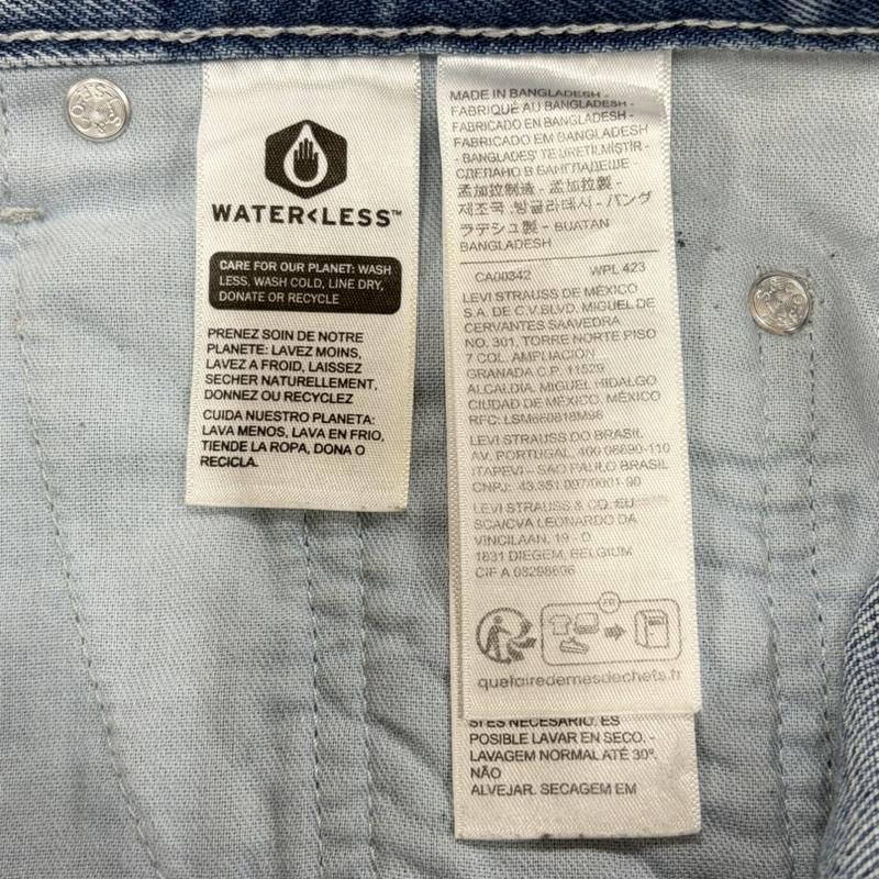 リーバイス Levi s パンツ デニム、ジーンズ SilverTab シルバータブ LOOSE ルーズ フィット ジッパーフライ デニム ジーンズ 28インチ 無地 水色 / ライトブルー / メンズ USED 古着 中古 50156994