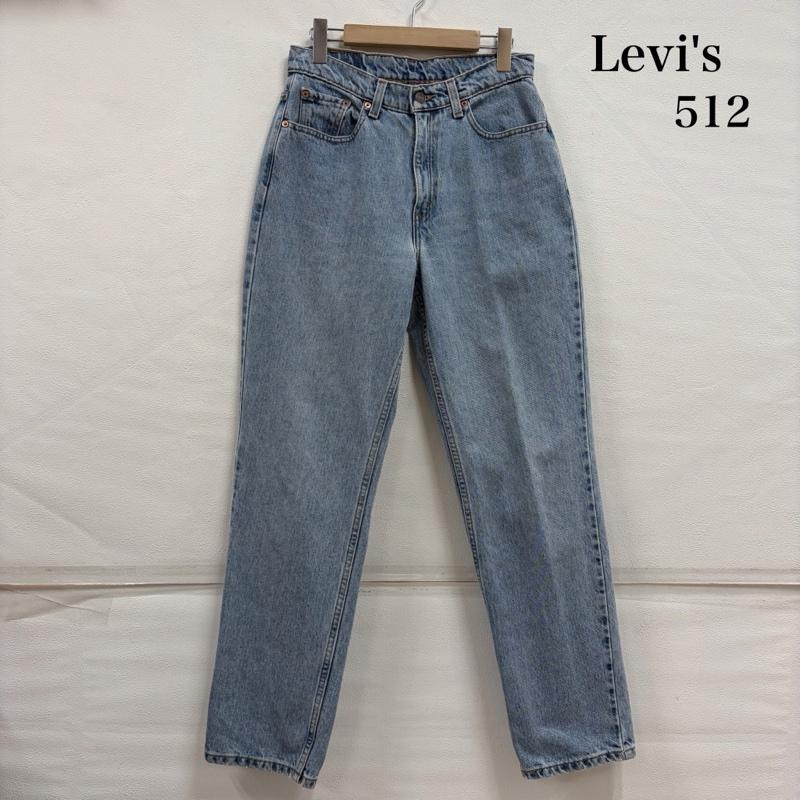 リーバイス Levi s パンツ デニム、ジーンズ 512 90 s デニム ジーンズ テーパード ジッパーフライ メキシコ製 ヴィンテージ スリムフィット ストレート M 無地 水色 / ライトブルー / メンズ USED 古着 中古 50156996