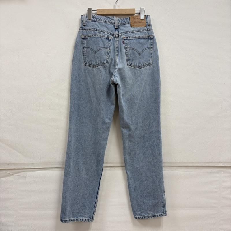 リーバイス Levi s パンツ デニム、ジーンズ 512 90 s デニム ジーンズ テーパード ジッパーフライ メキシコ製 ヴィンテージ スリムフィット ストレート M 無地 水色 / ライトブルー / メンズ USED 古着 中古 50156996