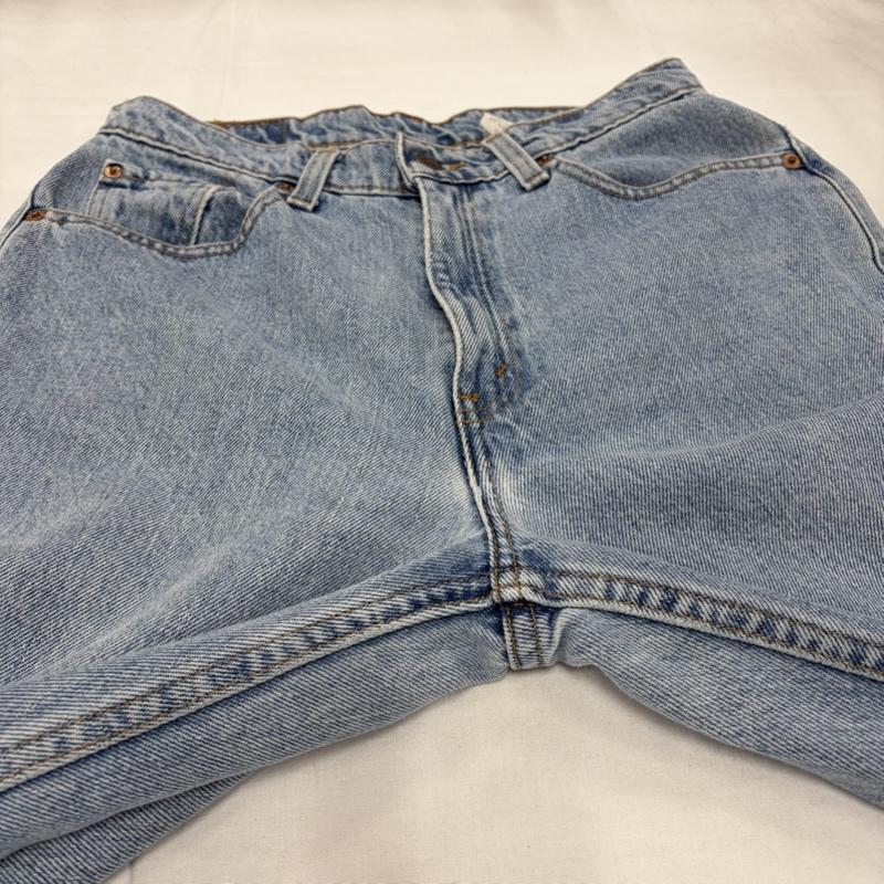 リーバイス Levi s パンツ デニム、ジーンズ 512 90 s デニム ジーンズ テーパード ジッパーフライ メキシコ製 ヴィンテージ スリムフィット ストレート M 無地 水色 / ライトブルー / メンズ USED 古着 中古 50156996