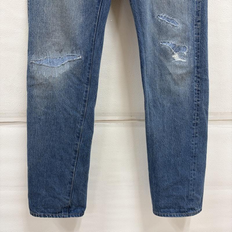 リーバイス Levi s パンツ デニム、ジーンズ 501Z XX ストレートデニム 42 タロン TALON ジップ ジッパーフライ 赤耳 セルビッチ 日本製 刻印3015 BIG E 28インチ 無地 青 / ブルー / blue メンズ USED 古着 中古 50156998
