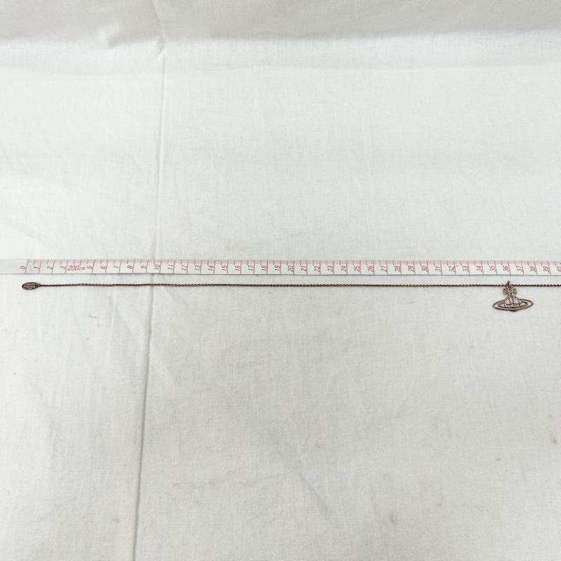 ヴィヴィアンウエストウッド Vivienne Westwood アクセサリー ネックレス、ペンダント THINLINESFLATORB シンラインフラットオーブ ネックレス ピンクゴールド - レディース USED 古着 中古 50157001