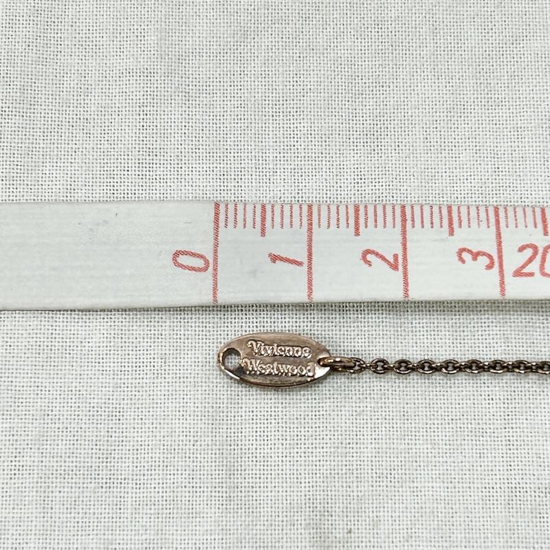 ヴィヴィアンウエストウッド Vivienne Westwood アクセサリー ネックレス、ペンダント THINLINESFLATORB シンラインフラットオーブ ネックレス ピンクゴールド - レディース USED 古着 中古 50157001