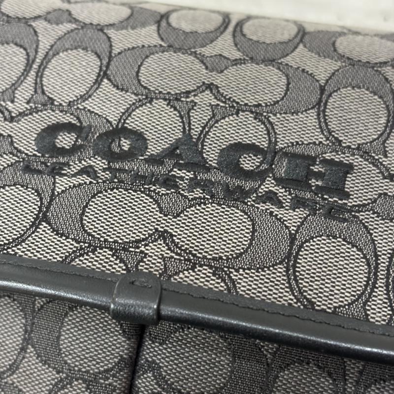 コーチ COACH メッセンジャーバッグ メッセンジャーバッグ リーグメッセンジャーバッグ　シグネチャー ジャカード グレー - 灰 / グレー / gray メンズ USED 古着 中古 50157009
