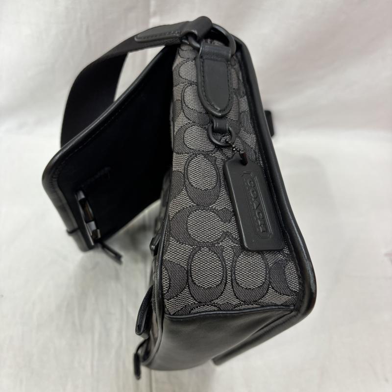 コーチ COACH メッセンジャーバッグ メッセンジャーバッグ リーグメッセンジャーバッグ　シグネチャー ジャカード グレー - 灰 / グレー / gray メンズ USED 古着 中古 50157009