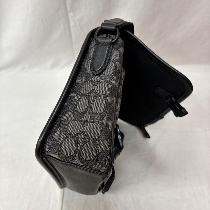 コーチ COACH メッセンジャーバッグ メッセンジャーバッグ リーグメッセンジャーバッグ　シグネチャー ジャカード グレー - 灰 / グレー / gray メンズ USED 古着 中古 50157009