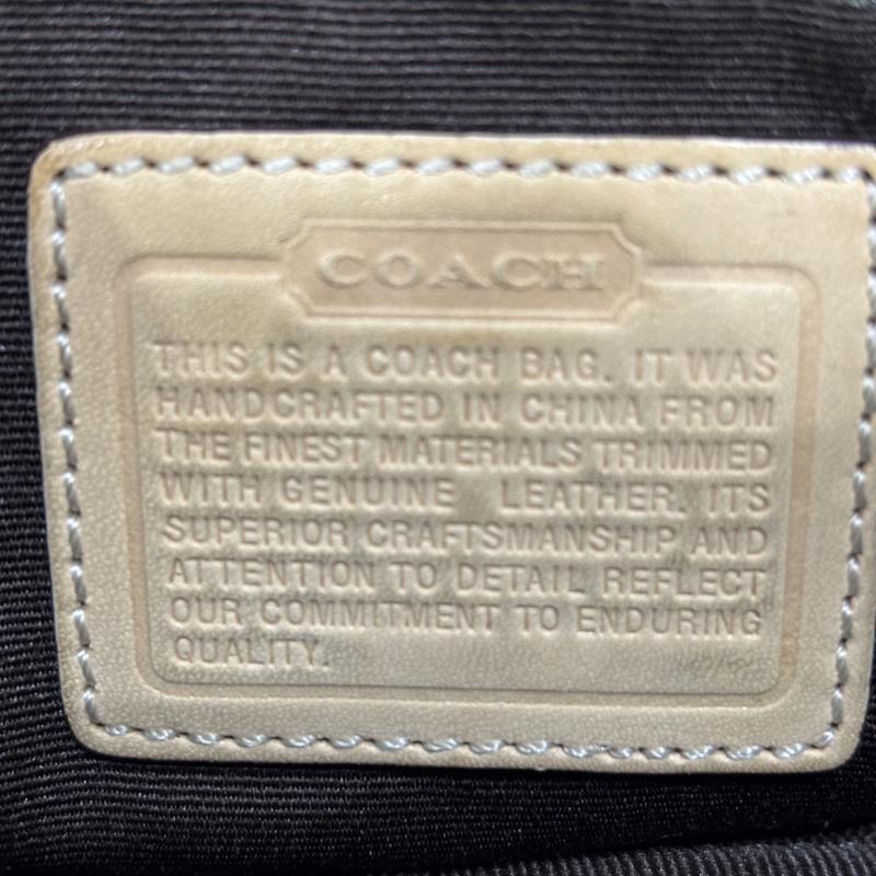 コーチ COACH ウエストバッグ ウエストバッグ ボディバッグ ウエストポーチ シグネチャー キャンバス キャメル ベージュ - ベージュ / ベージュ / beige X キャメル / キャメル / レディース USED 古着 中古 50157011