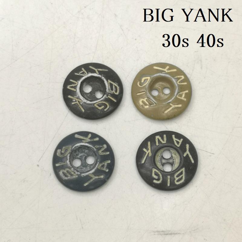 ビッグヤンク BIG YANK ファッション小物 ファッション小物 30s 40s メタル ボタン 4点 セット - 黒 / ブラック / black メンズ USED 古着 中古 50157017
