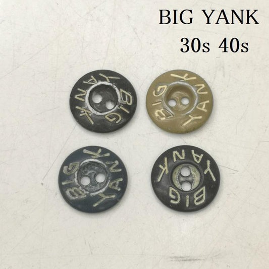 ビッグヤンク BIG YANK ファッション小物 ファッション小物 30s 40s メタル ボタン 4点 セット - 黒 / ブラック / black メンズ USED 古着 中古 50157017