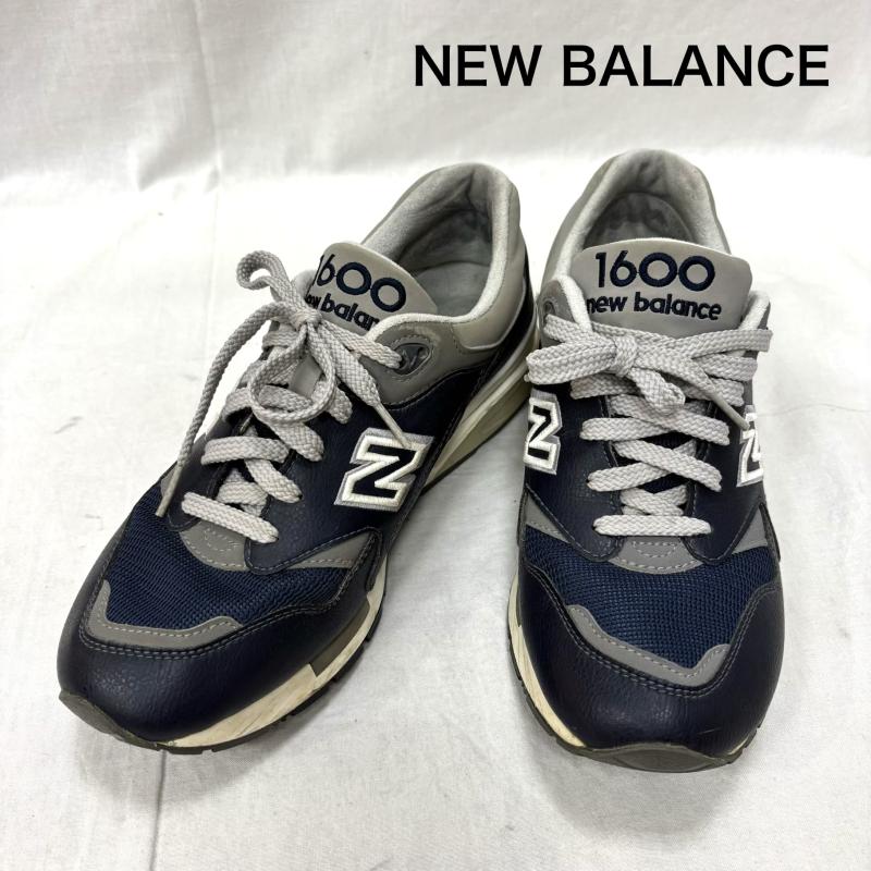 ニューバランス New Balance スニーカー スニーカー 1600 スニーカー Legacy Navy CM1600LV 26.0cm 青 / ブルー / blue X 灰 / グレー / gray メンズ USED 古着 中古 50157022