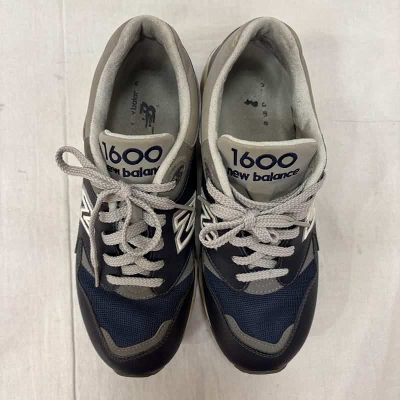ニューバランス New Balance スニーカー スニーカー 1600 スニーカー Legacy Navy CM1600LV 26.0cm 青 / ブルー / blue X 灰 / グレー / gray メンズ USED 古着 中古 50157022