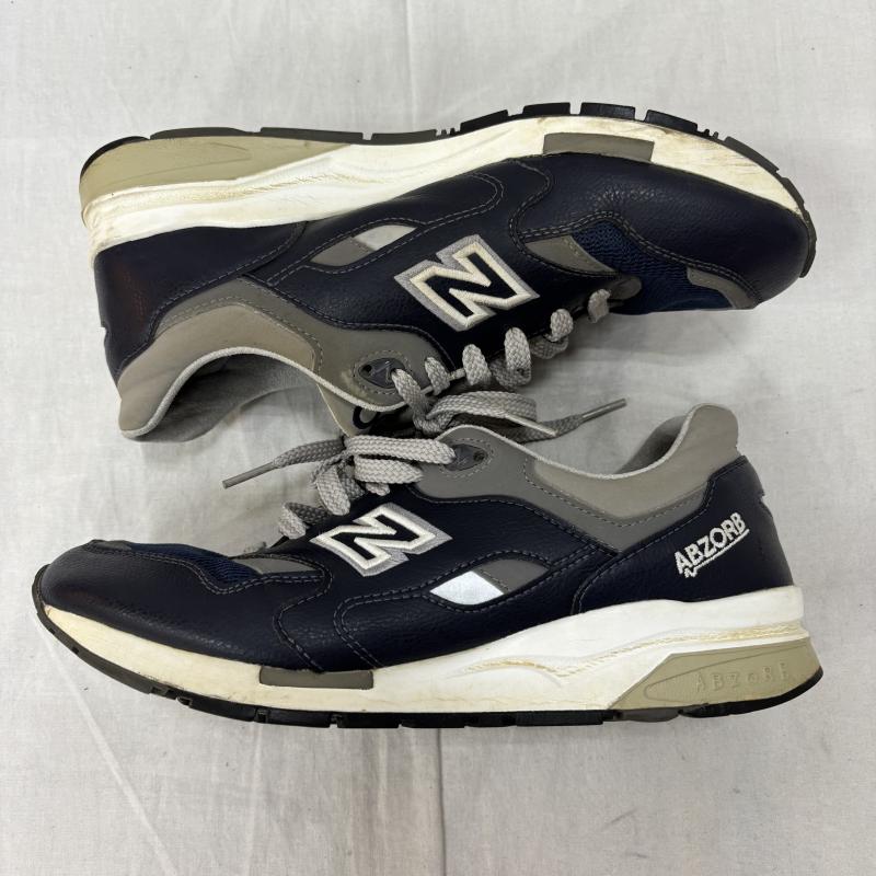 ニューバランス New Balance スニーカー スニーカー 1600 スニーカー Legacy Navy CM1600LV 26.0cm 青 / ブルー / blue X 灰 / グレー / gray メンズ USED 古着 中古 50157022
