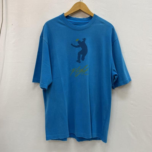 ナイキ NIKE Tシャツ 半袖 ×UNION ユニオン ダメージ加工 プリント Tシャツ DM2839-483 M 青 / ブルー / blue メンズ USED 古着 中古 50157027