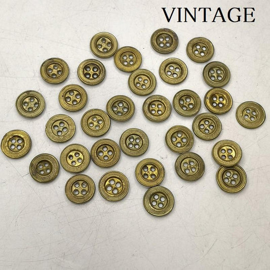 ヴィンテージ VINTAGE ファッション小物 ファッション小物 アンティーク メタルボタン 32個セット - メンズ USED 古着 中古 50157037