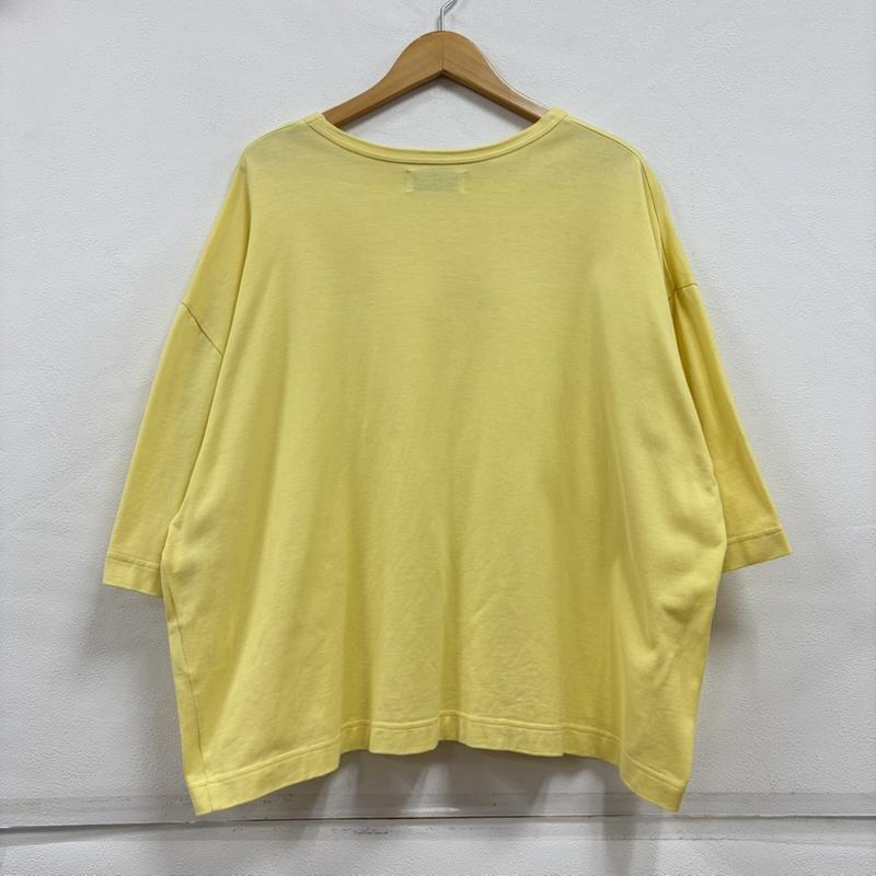 ジエダ Jieda Tシャツ 半袖 ビッグシルエット Tシャツ 2 無地 黄 / イエロー / yellow メンズ USED 古着 中古 50157057