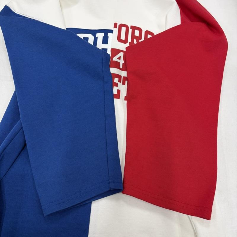 ソフネット SOPHNET. Tシャツ 七分袖 3/4 SLEEVE PLIT TEE クルーネック カットソー ロゴ プリント Tシャツ S ロゴ、文字 X プリント 白 / ホワイト / white X 赤 / レッド / red X 青 / ブルー / blue メンズ USED 古着 中古 50157058
