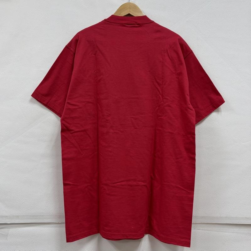 ラッセル RUSSELL Tシャツ 半袖 90 s クルーネック 半袖 無地 Tシャツ USA製 ポケット ハイコットン L 無地 赤 / レッド / red メンズ USED 古着 中古 50157064