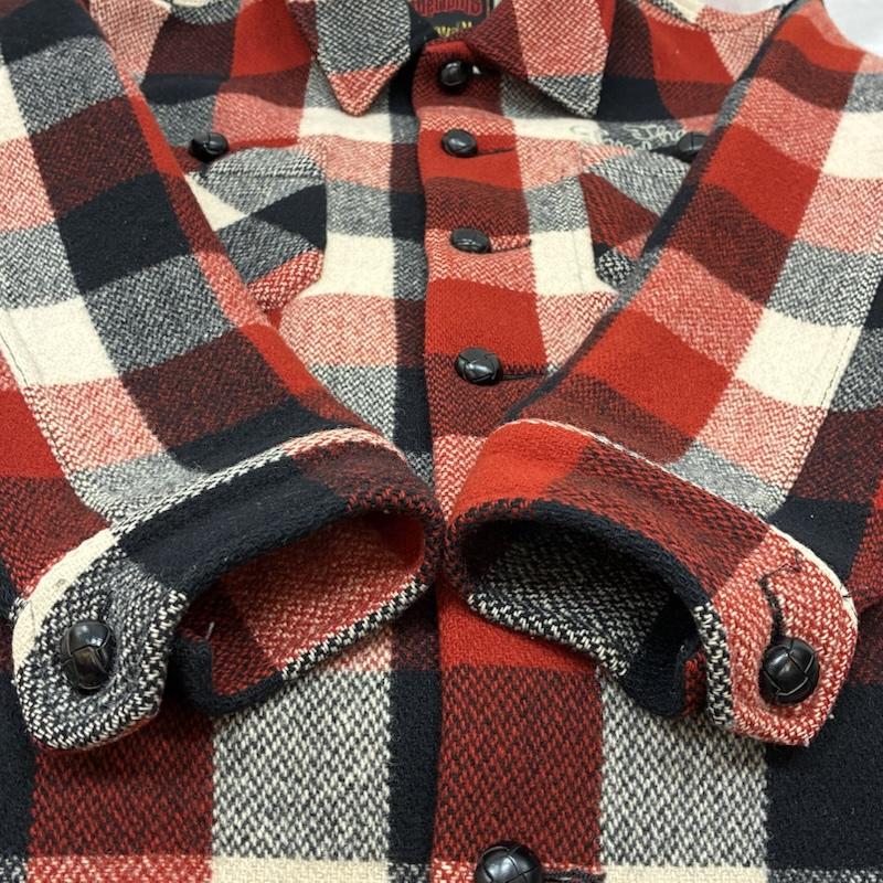 テンダーロイン TENDERLOIN ジャケット、上着 ジャンパー、ブルゾン 00s 07AW T-BUFFALO JACKET ウール バッファロー チェック ジャケット ロゴ チェーンステッチ - チェック マルチカラー / マルチカラー / multicolor メンズ USED 古着 中古 50157074
