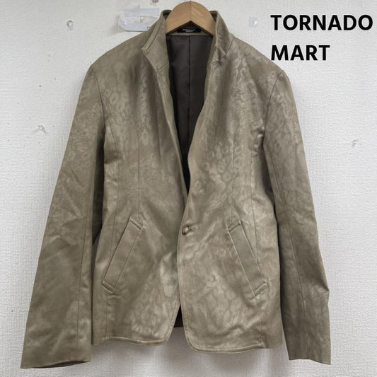 トルネードマート TORNADO MART ジャケット、上着 ジャケット、ブレザー レオパード コーティング加工 シングル ボタン テーラード ジャケット L 金 / ゴールド / gold color メンズ USED 古着 中古 50157079
