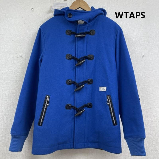 ダブルタップス WTAPS コート コート一般 ジップ アップ 牛革 ウール ダッフル コート 青 / ブルー / blue メンズ USED 古着 中古 50157085