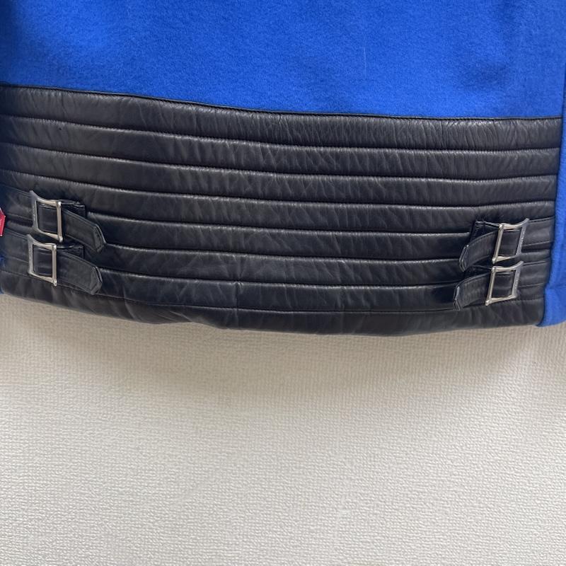 ダブルタップス WTAPS コート コート一般 ジップ アップ 牛革 ウール ダッフル コート 青 / ブルー / blue メンズ USED 古着 中古 50157085