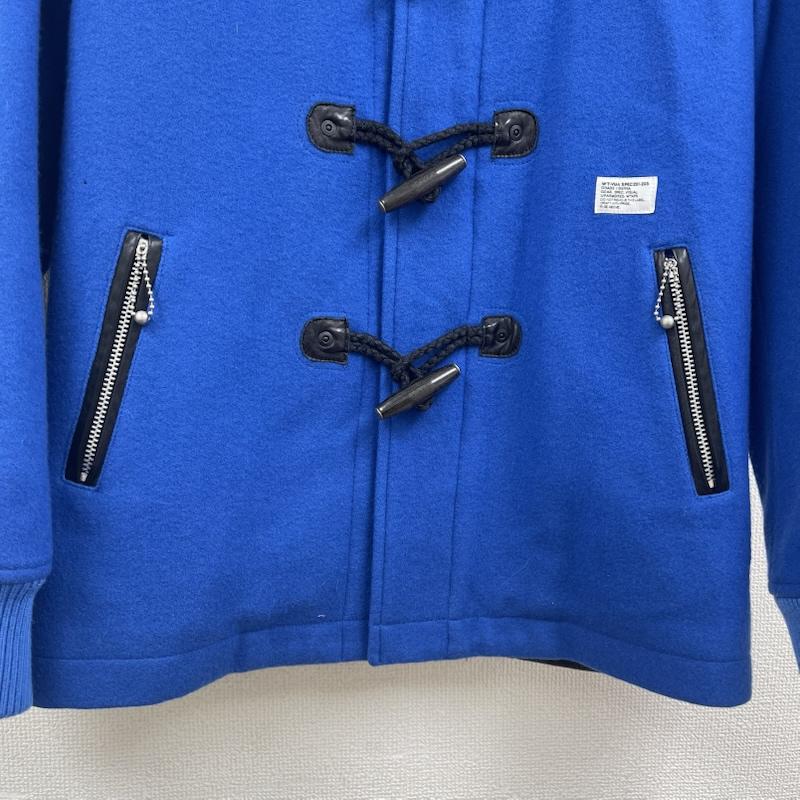 ダブルタップス WTAPS コート コート一般 ジップ アップ 牛革 ウール ダッフル コート 青 / ブルー / blue メンズ USED 古着 中古 50157085