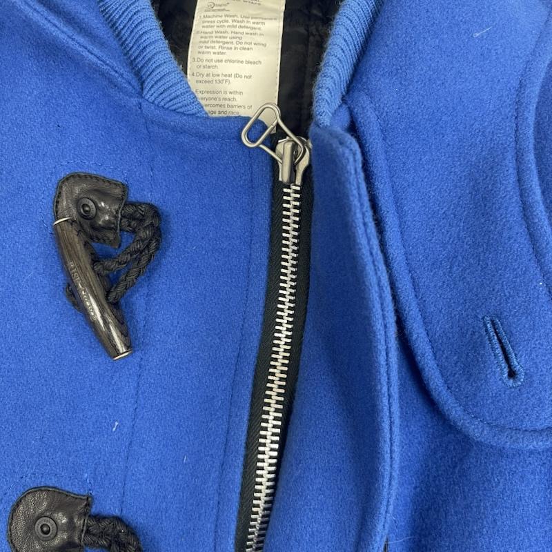 ダブルタップス WTAPS コート コート一般 ジップ アップ 牛革 ウール ダッフル コート 青 / ブルー / blue メンズ USED 古着 中古 50157085