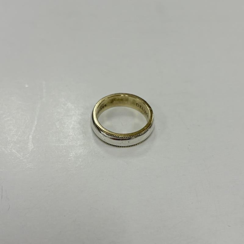 デラックス DELUXE アクセサリー 指輪 コンビカラー 指輪 リング ミルグレイン デザイン シルバー ゴールド 11号 - 無地 銀 / シルバー / silver color X 金 / ゴールド / gold color レディース USED 古着 中古 50157089
