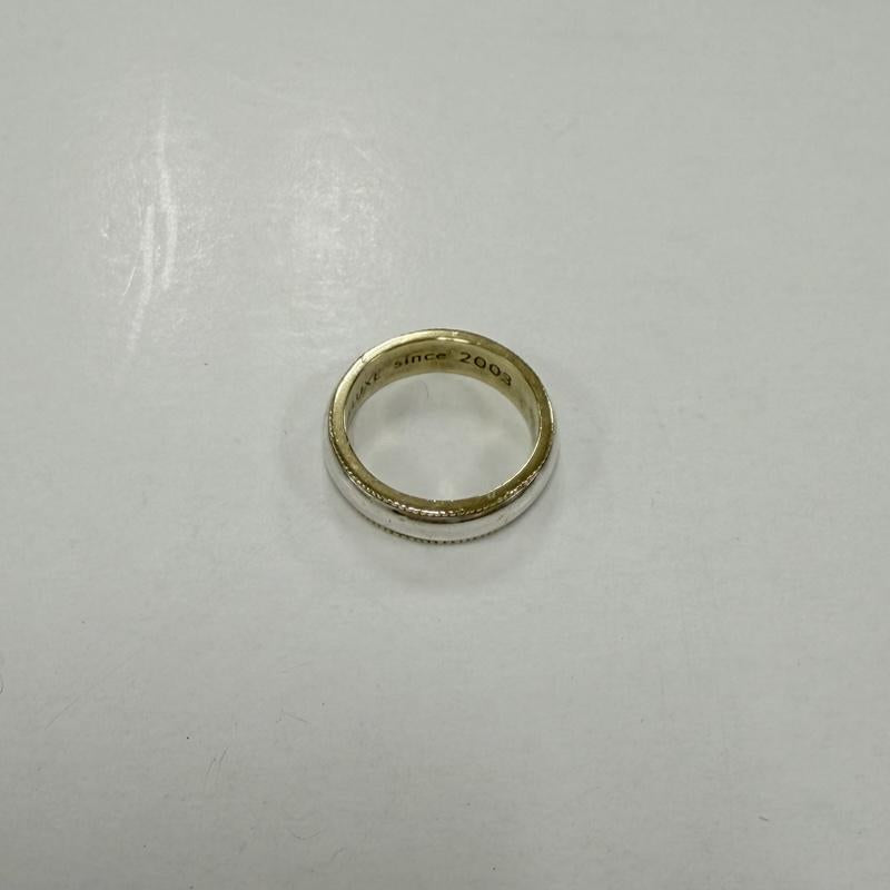 デラックス DELUXE アクセサリー 指輪 コンビカラー 指輪 リング ミルグレイン デザイン シルバー ゴールド 11号 - 無地 銀 / シルバー / silver color X 金 / ゴールド / gold color レディース USED 古着 中古 50157089